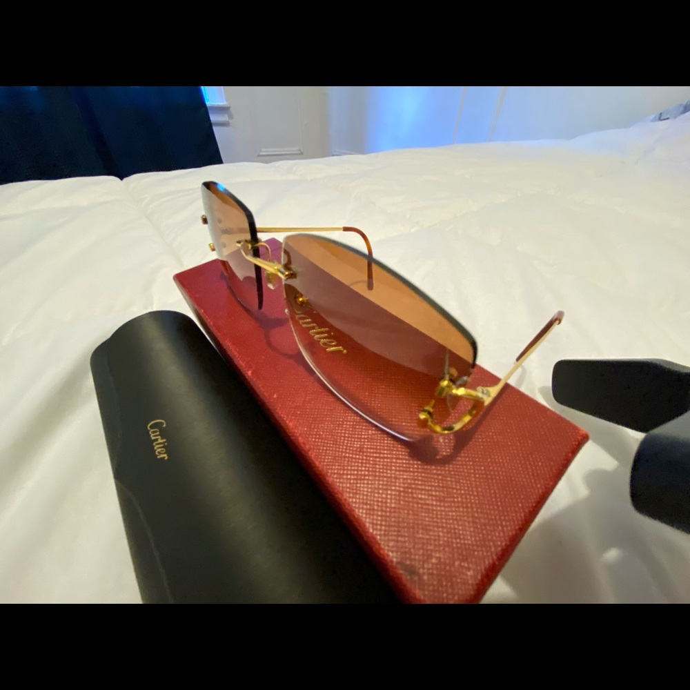 Cartier "C" frames with custom lenses